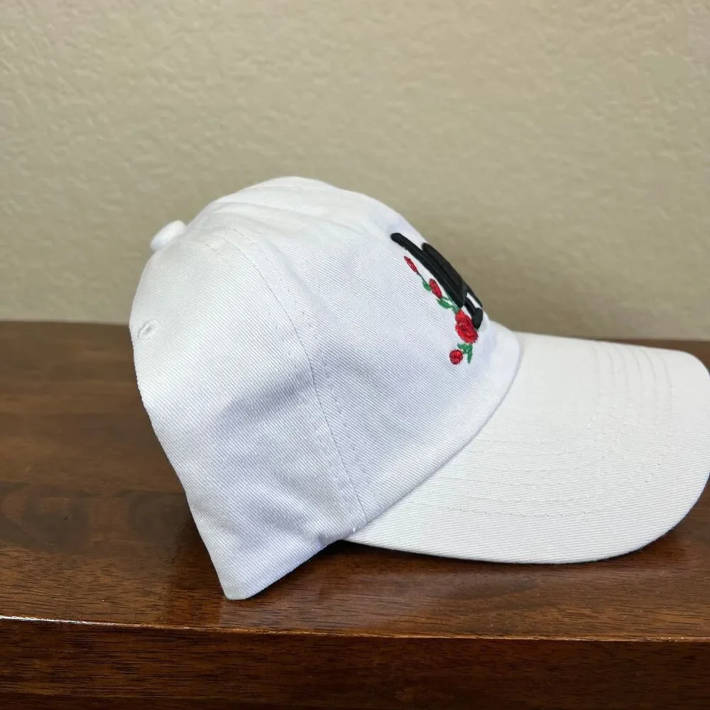 LA white rose Baseball cap with adjustable Streetwear South Central City  Angels